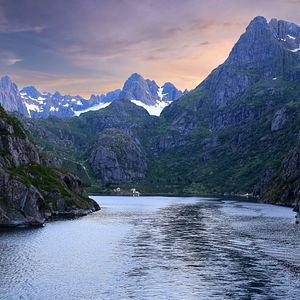 Lofoten Nordlicht Polarlicht Hamnoy