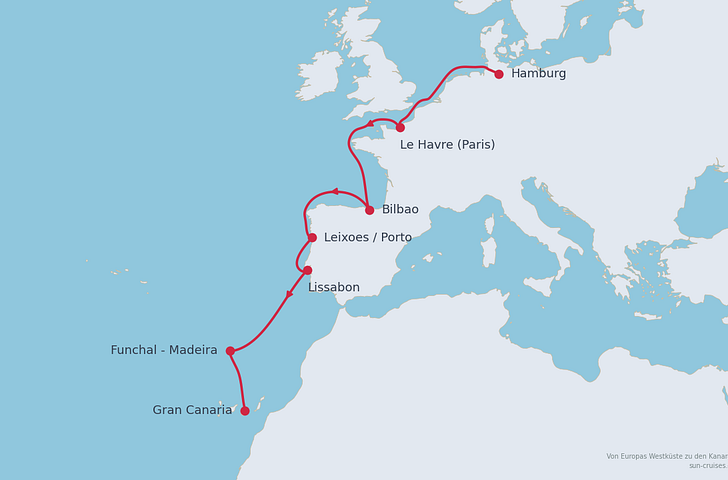 Impression zu Winter 2027/28 - Mein Schiff 7 - Von Europas Westküste zu den Kanaren