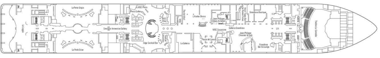 MSC Grandiosa - MSC Cruises - DECK 6 LEONARDO DA VINCI