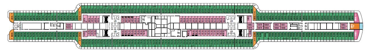 MSC Seascape - MSC Cruises - DECK 10, TASMANIA