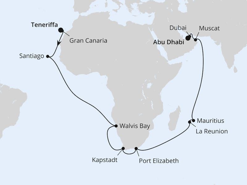  Weltenbummler Kapverden,  Südafrika & Mauritius 2