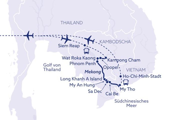 Impressionn zu Flüsse weltweit - Mekong Navigator - Exotischer Mekong