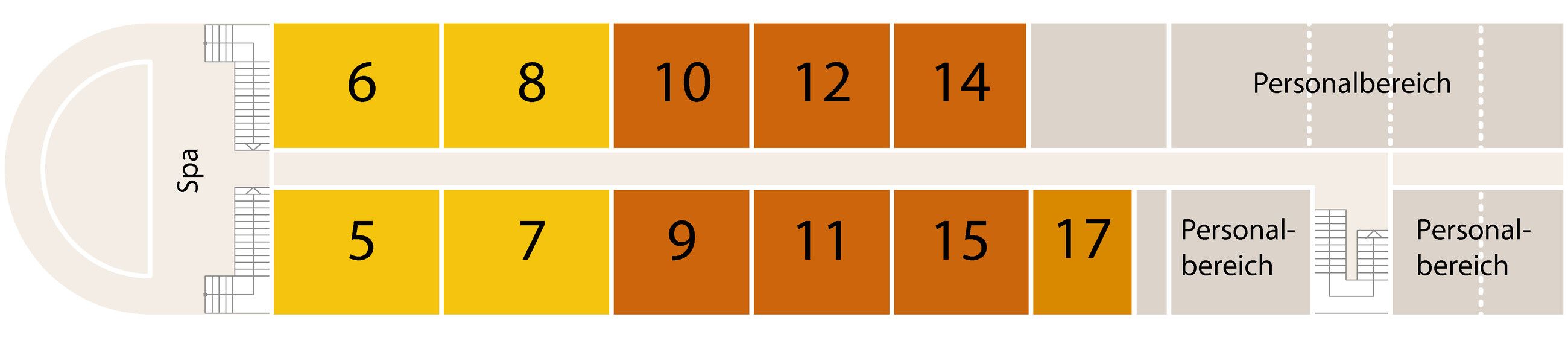 MEKONG PEARL - Ohne Reederei - HAUPTDECK