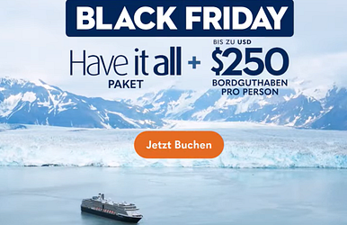 black friday holland america line