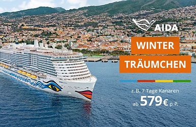 aida: sonne statt winter - auf den kanaren & im mittelmeer
