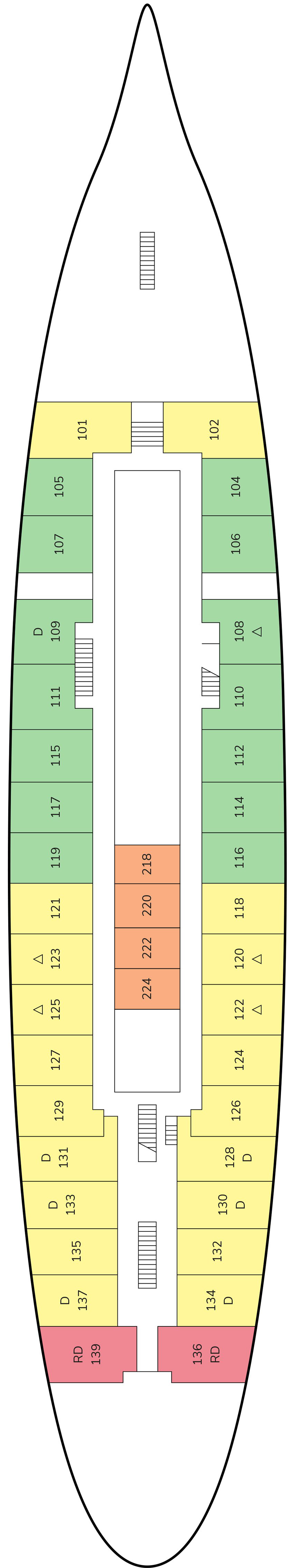 Star Clipper - Star Clippers - Deck 1 (Commondoredeck)