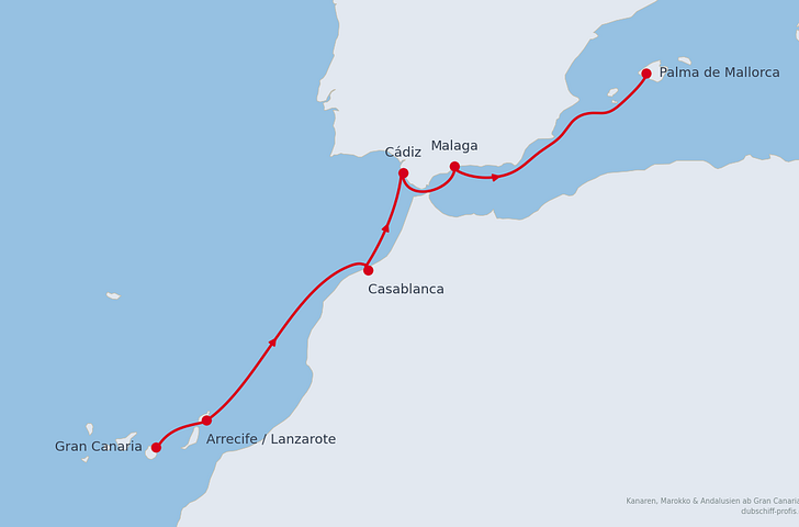 Impression zu AIDA Winter 2026/27 - Kanaren & Andalusien