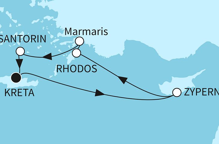Impressionn zu Mein Schiff Wochenendangebot - Mein Schiff 5 - Lieblingsplätze im östlichen Mittelmeer