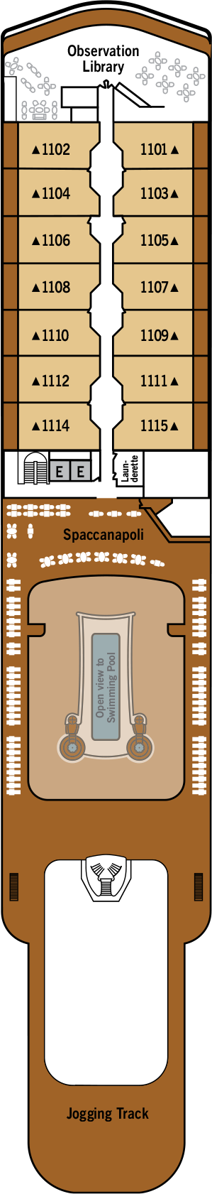 Silver Dawn - Silversea - Deck 11 (Deck 11)