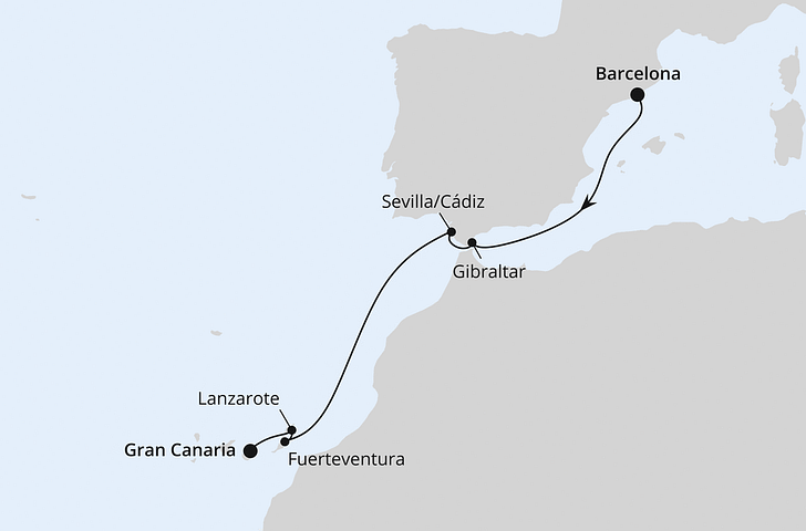 Impressionn zu AIDA PREMIUM All Inclusive Winter 2026/27 - Italien, Andalusien & Kanaren