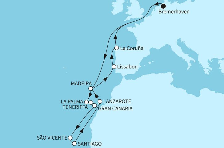 Impressionn zu Winter 2025/26 - Mein Schiff 3 - Winterauszeit auf den Kanaren