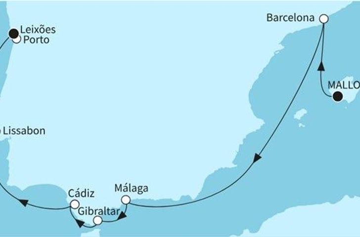 Impression zu Angebot der Woche - Mein Schiff 6 - Iberische Sonnenseiten