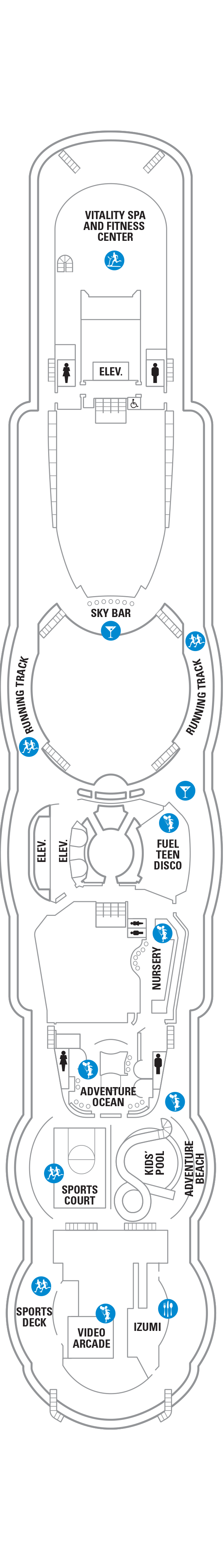 Serenade of the Seas - Royal Caribbean International - Deck 12