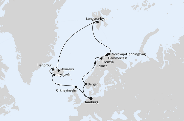 Impression zu Sommer 2027 - AIDAluna - Highlights am Polarkreis