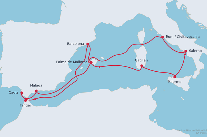 Impression zu Winter 2027/28 - Mein Schiff 7 - Spaniens Süden und Italiens Perlen