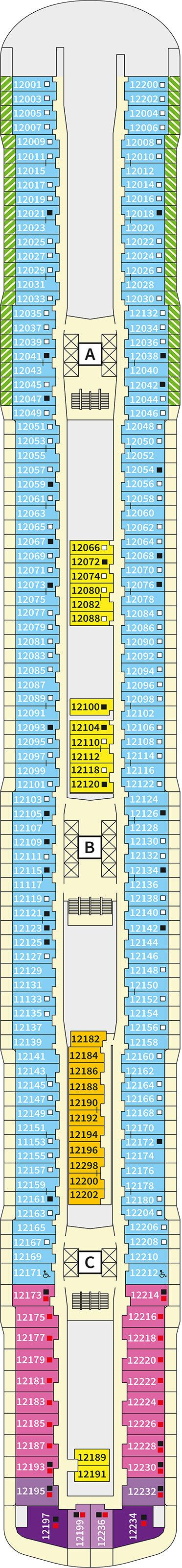 Mein Schiff Relax - TUI Cruises - Deck 12 (Deck 12)