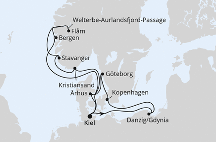 Impression zu Winter 2026/27 - AIDAprima - Große Ostsee- und Norwegenreise