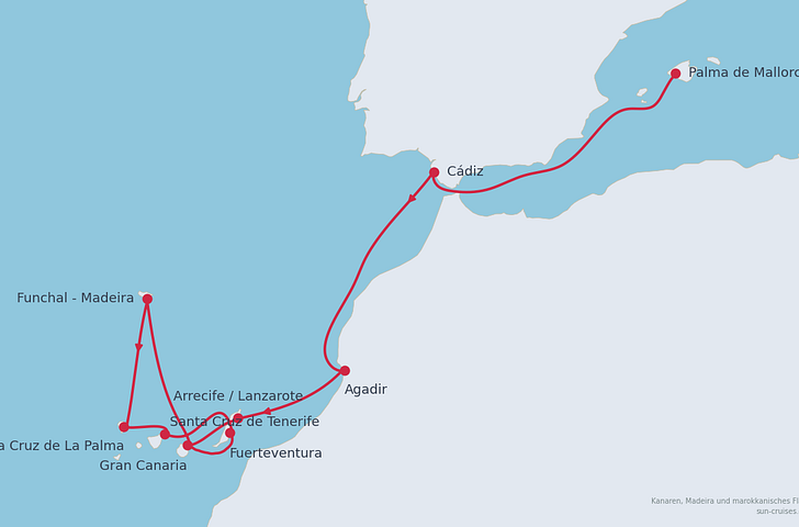 Impression zu Mein Schiff Balkon Special - Mein Schiff 7 - Kanaren, Madeira und marokkanisches Flair