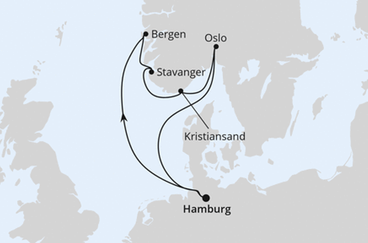 Impression zu Herzklopfen mit AIDAnova - Südnorwegen ab Hamburg
