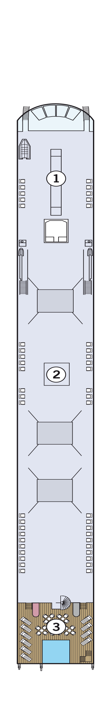 MS Amadeus Provence - Amadeus Flusskreuzfahrten - Deck 4 (Sonnen-Deck)
