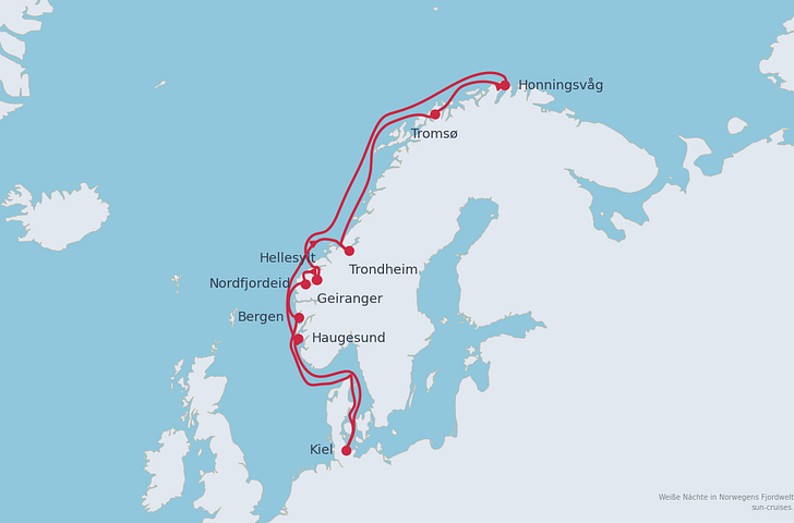 Impression zu Last Minute - Mein Schiff Relax - Weiße Nächte in Norwegens Fjordwelten
