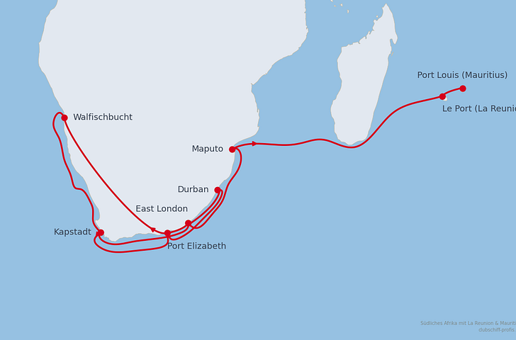 Impression zu AIDA Winter 2027/2028 - AIDAblu - Südliches Afrika mit La Réunion & Mauritius
