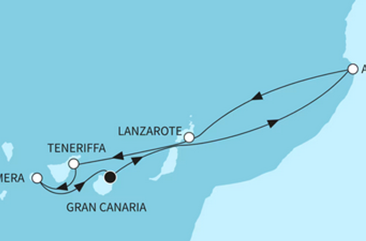 Impression zu April 2026 Wunschtarif - Mein Schiff 7 - Kanaren