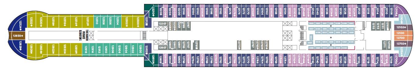 Norwegian Prima - Norwegian Cruise Line - DECK 12