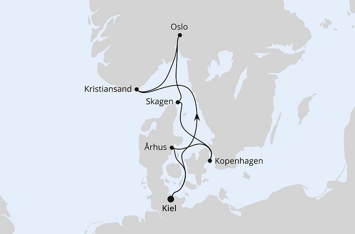 Impressionn zu AIDAbella Highlights 2025/26 - Skandinavische Highlights