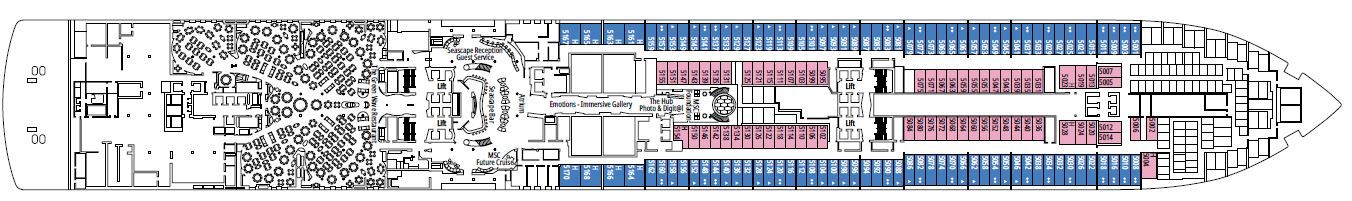 MSC Seascape - MSC Cruises - DECK 5, ILHABELA