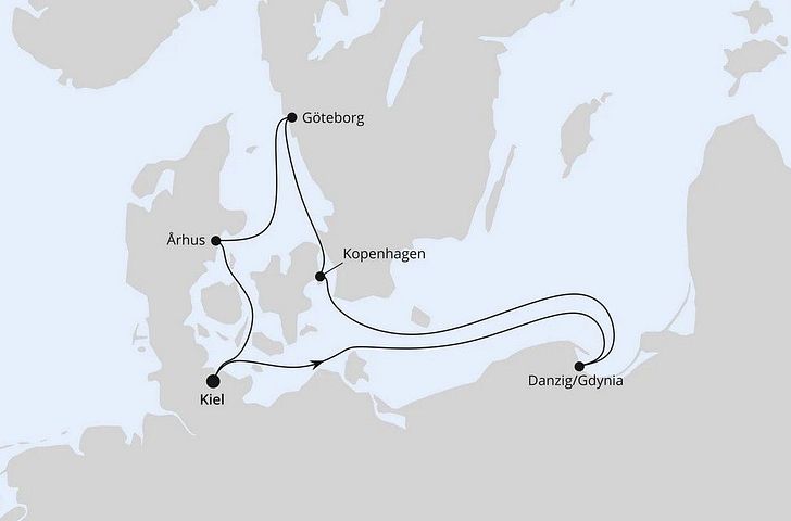 Impression zu Herzklopfen mit AIDAprima - Schweden, Polen & Dänemark