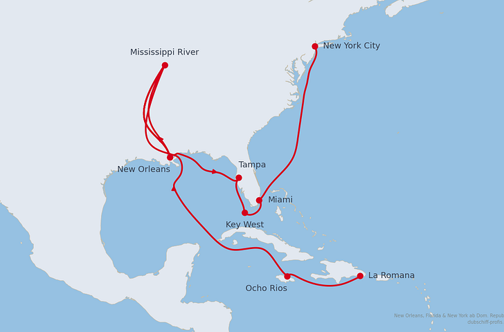 Impression zu AIDA Winter 2027/28 - AIDAluna - New Orleans, Florida & New York ab Dom. Republik