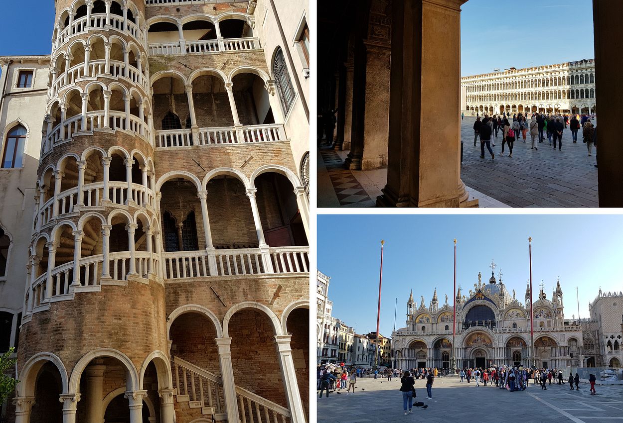 Trubel auf dem Markusplatz...