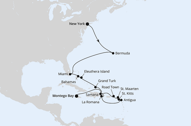 Impression zu Sommer 2026 Besttarif - AIDAdiva - Florida, Bahamas & Karibik Intensiv