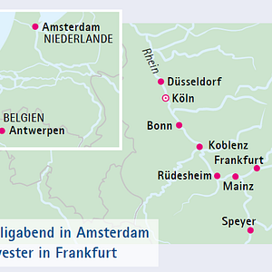 Sektgläser zur Weihnachtszeit