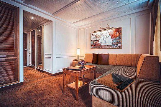 Sea Cloud Spirit - Sea Cloud Cruises - A: Owner-Suiten mit Balkon