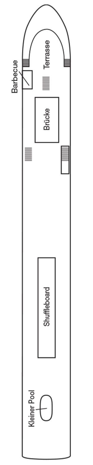 MS Antonia - Phoenix Flusskreuzfahrten - Deck 4 (Sonnendeck)