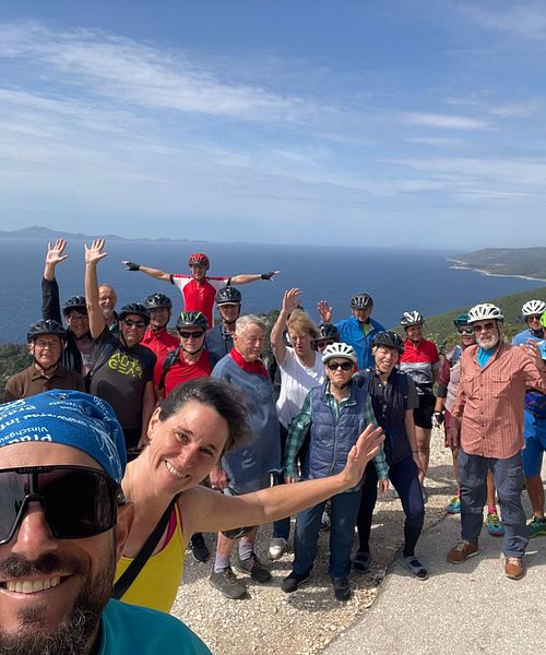 Gruppenfoto Rad-Schiff-Reise Dalmatien