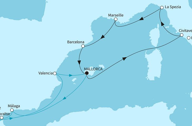 Impression zu Mein Schiff Balkon Special - Mein Schiff 4 - Höhepunkte des westlichen Mittelmeers