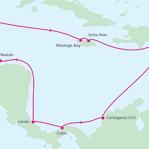 Mein Schiff 1 vor Tortola