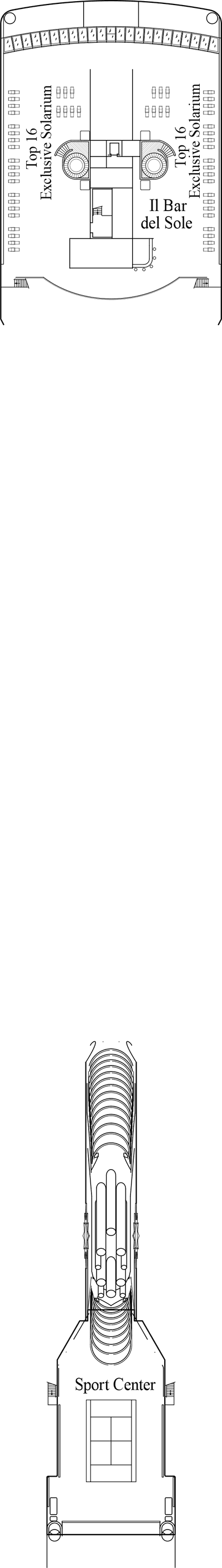 MSC Magnifica - MSC Cruises - Deck 16 (Sport)