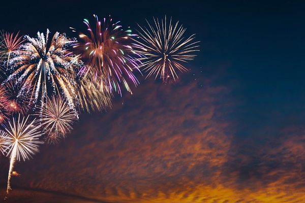 Feuerwerk Silvester
