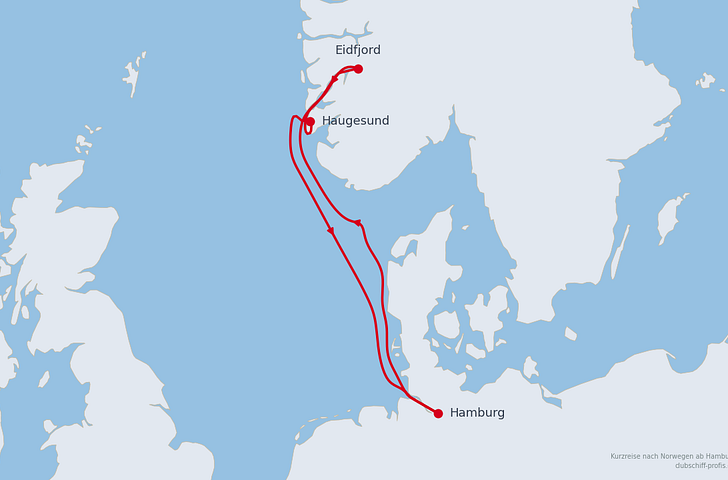 Impression zu Sommer 2027 - Kurzreise nach Norwegen ab Hamburg