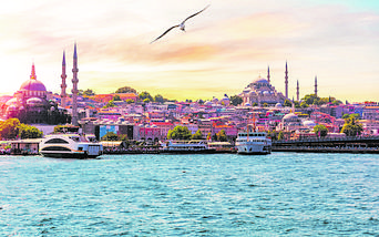 östliches mittelmeer mit istanbul