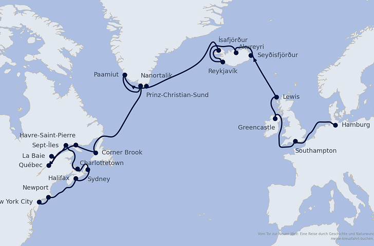 Impression zu Explora Journeys - Explora III - Transatlantik Kurs Nord