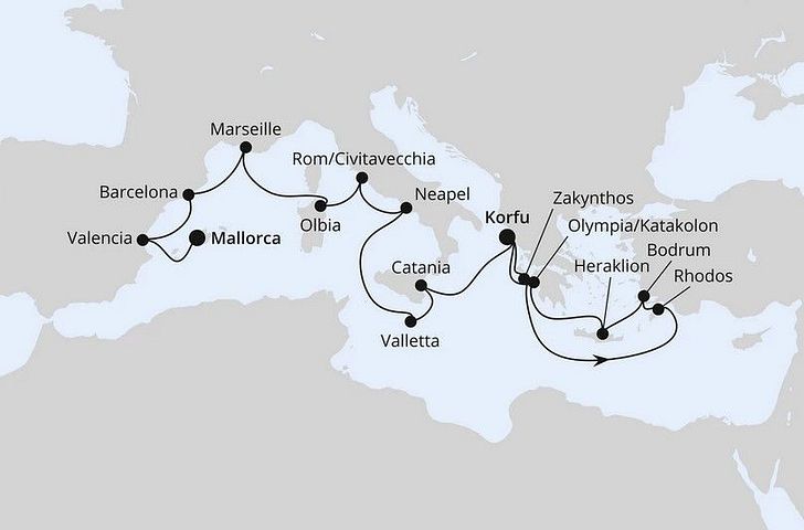 Impression zu Sommer 2027 - AIDAblu - Kreuz & Quer durchs Mittelmeer