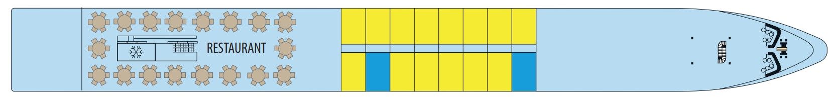 ELBE PRINCESSE - Ohne Reederei - HAUPTDECK