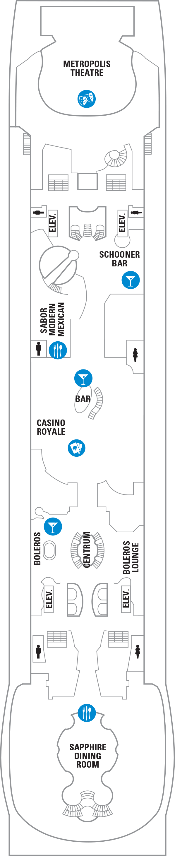 Navigator of the Seas - Royal Caribbean International - Deck 4