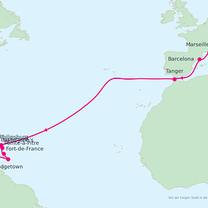 Von Martinique nach Hamburg
