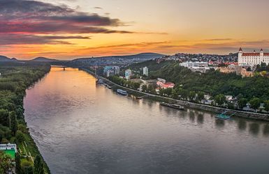 Blick über Bratislava 